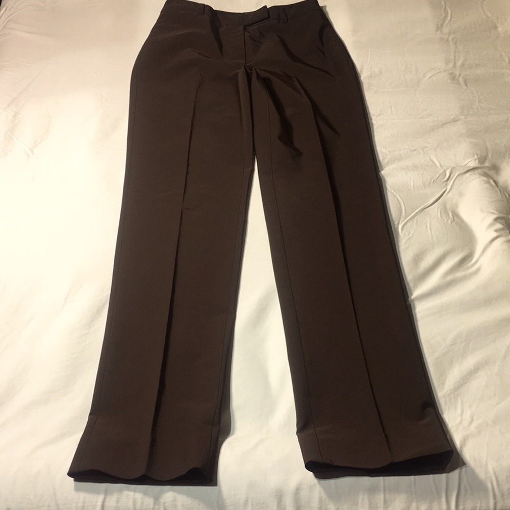 Prada Brown Structured Trousers Classic Fit